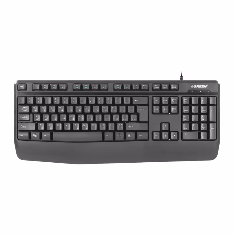 قیمت و خرید کیبورد با سیم گرین GREEN GK306
