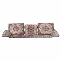 ست 7 تکه پشتی سنتی طرح شاه عباسی رنگ کرم