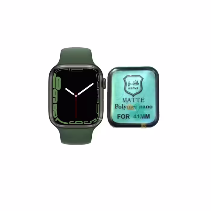 گلس مات ساعت اپل واچ Apple Watch 7 41mm مدل Polymer Nano