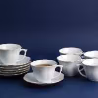 چایخوری چینی مقصود لب طلا فنجان ونعلبکی چینی 6نفره
