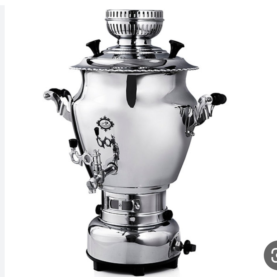 سماور گازسوز عالی نسب مدل Ganjineh ظرفیت 6لیتر