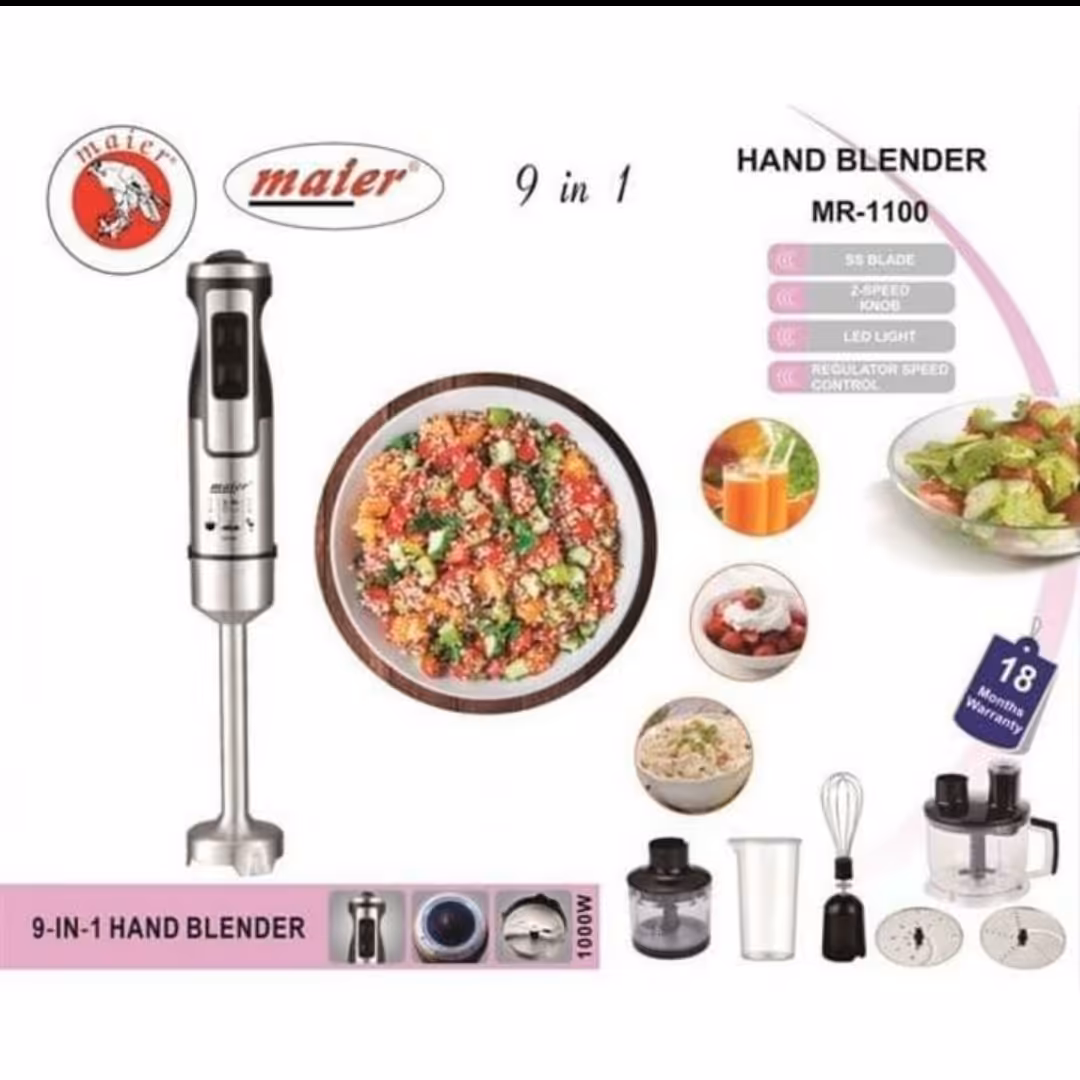 غذا ساز 9 کاره مایر مدل 1100