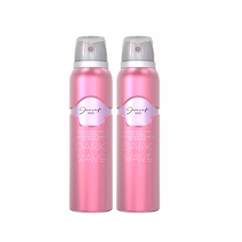 اسپری بدن زنانه ژکساف مدل Sh3493.2 Dark Wave حجم 150 میلی لیتر بسته 2 عددی