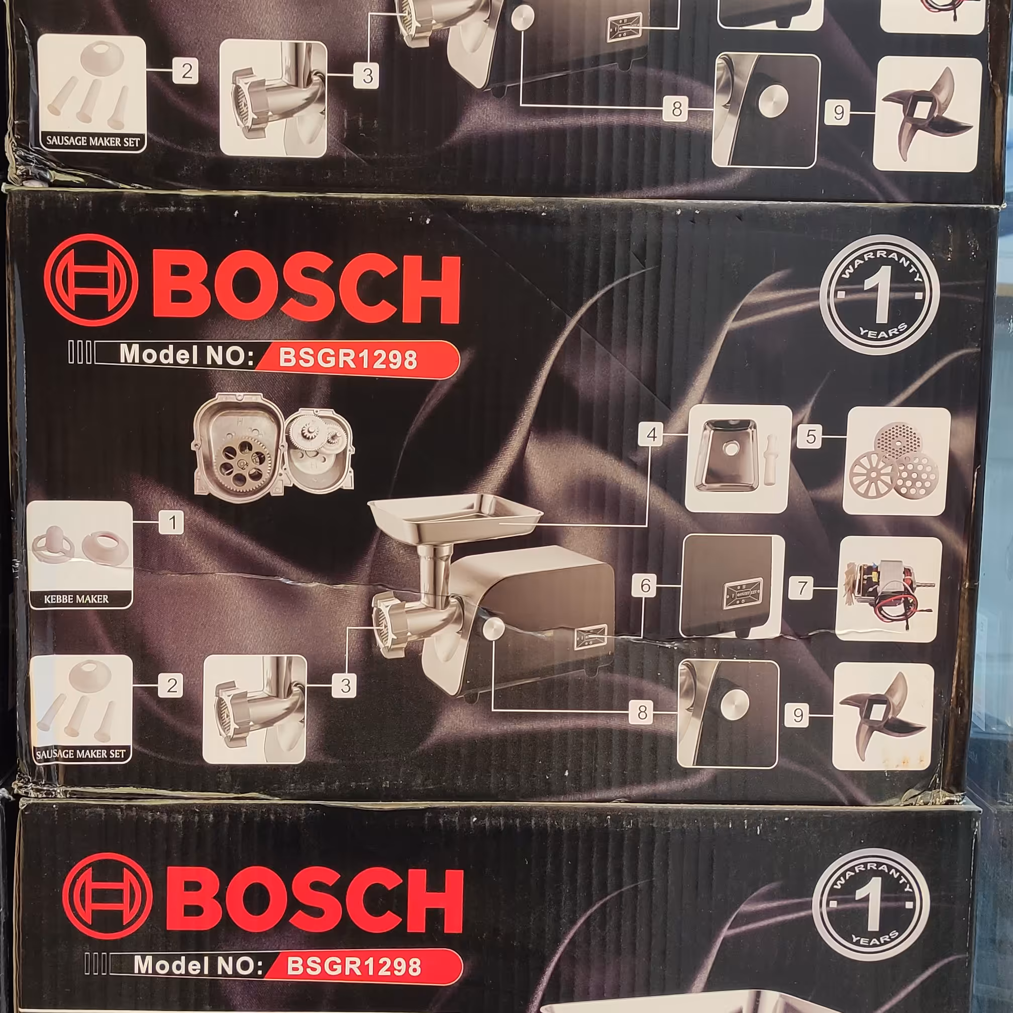 چرخ گوشت بوش آلمان (3000وات دیجیتال موتور گیربکسی)