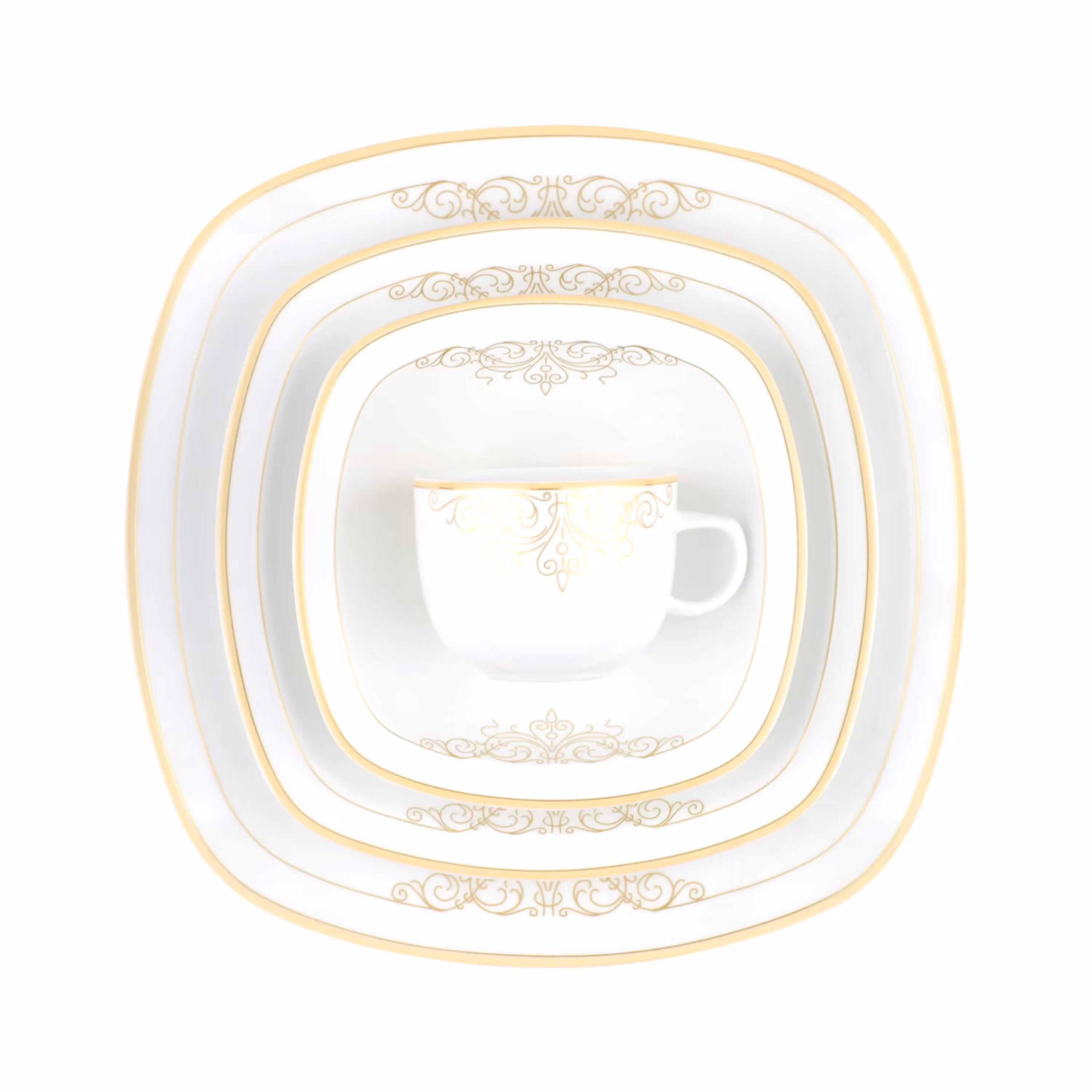 سرویس چینی زرین 12 نفره 98 پارچه موناکو درجه عالی