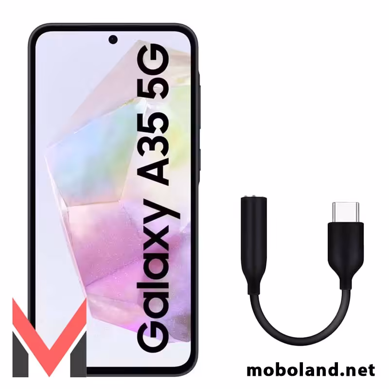 قیمت مبدل تایپ سی به جک صدا سامسونگ Galaxy A35 5G - موبولند