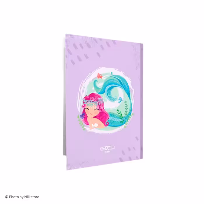 دفتر 100 برگ وزیری شومیز ته چسب آزاده کد 131