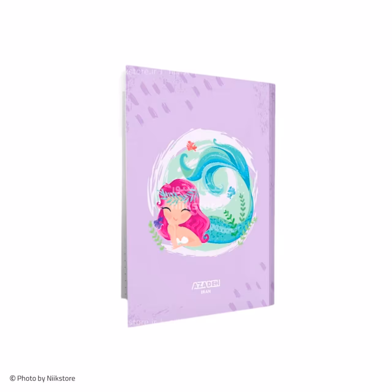 دفتر 100 برگ وزیری شومیز ته چسب آزاده کد 131