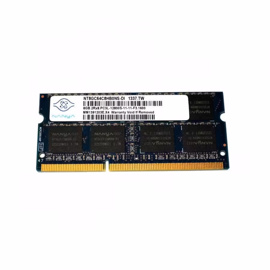 رم لپ تاپ نانیا 8 گیگابایت DDR3 با فرکانس 1600 مگاهرتز