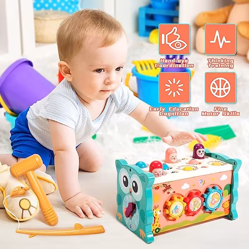 اسباب بازی آموزشی جعبه شگفت انگیز 6 کاره مدل 37-688