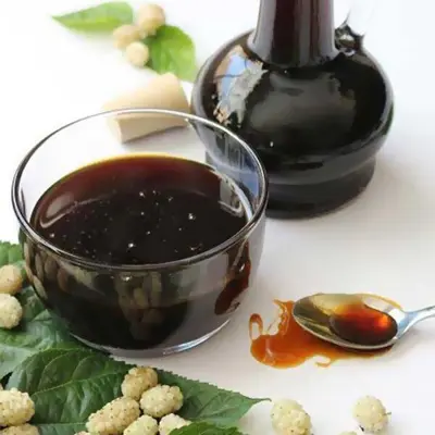 شیره توت خشک ارگانیک بسیار غلیظ (900گرمی) دوشاب