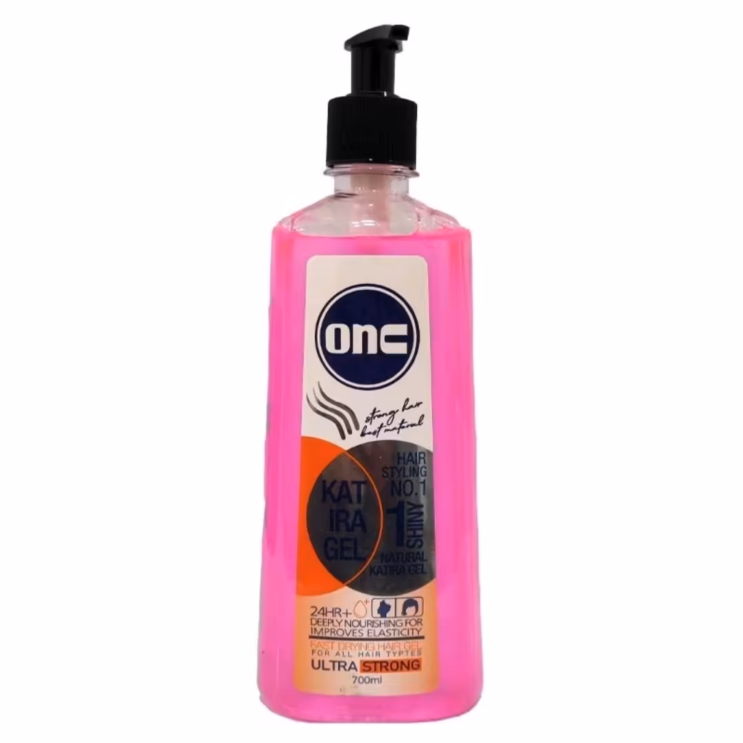 ژل مو کتیرا پمپی انس صورتی حجم 700میل 