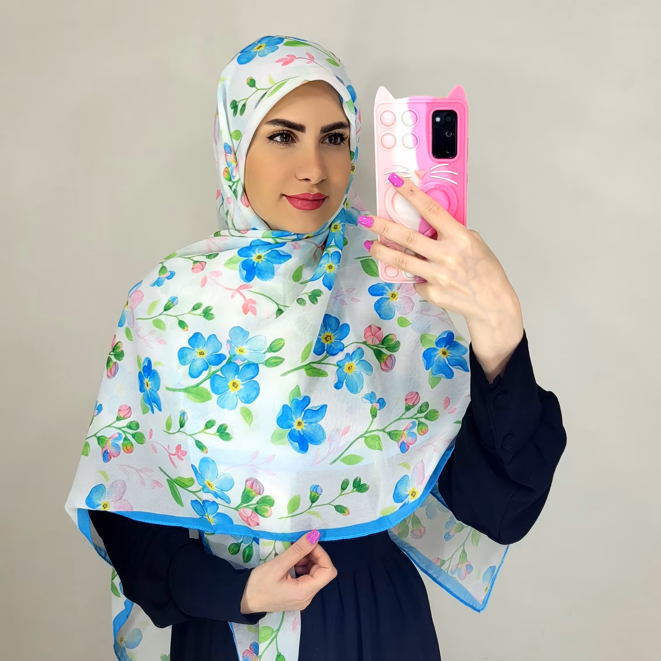 روسری گل دار