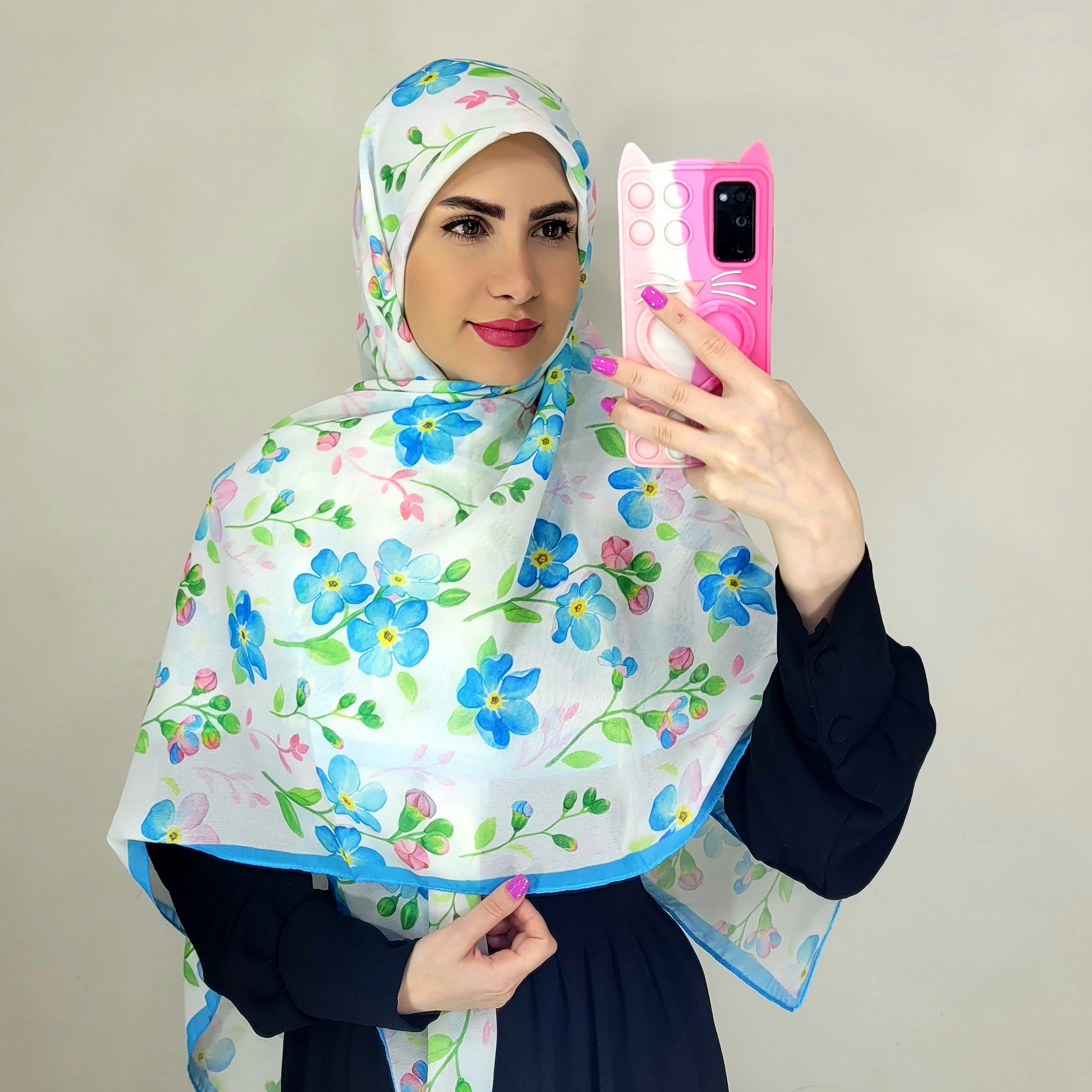 روسری گل دار