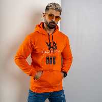 هودی مردانه Y-3 نارنجی مدل Eric