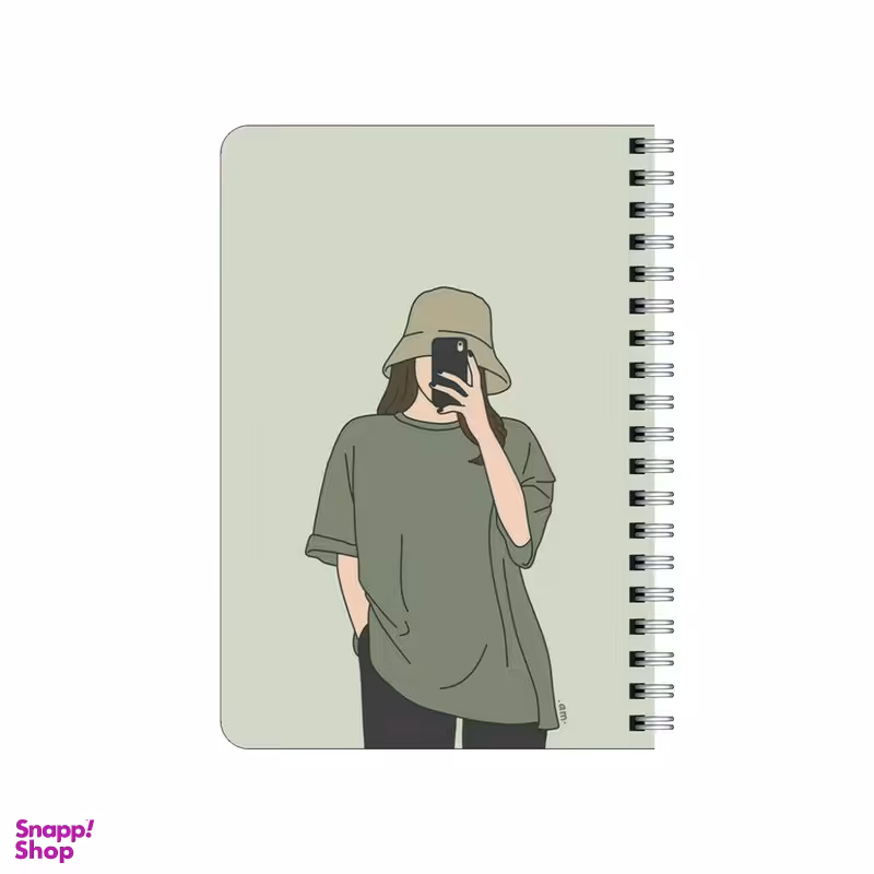 دفترچه یادداشت ۸۰ برگ بامبیلیپ مدل سلفی با استایل سفر کد 9290899