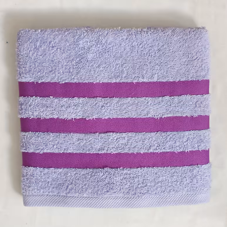 حوله دستی بهباف آذر مدل رنگین کمان سایز 40 در 78 کد 05