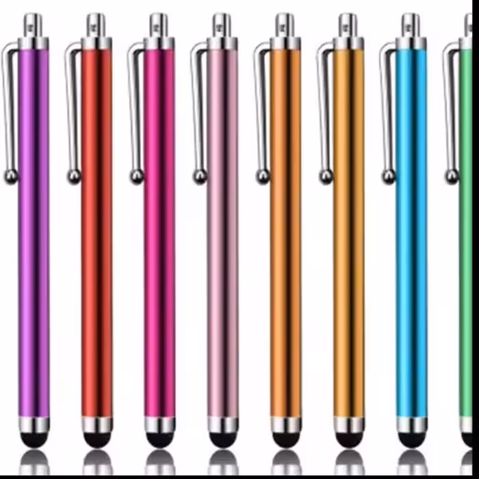 قلم لمسی تاچ پن استایلوس بسته 5 تایی رنگارنگ