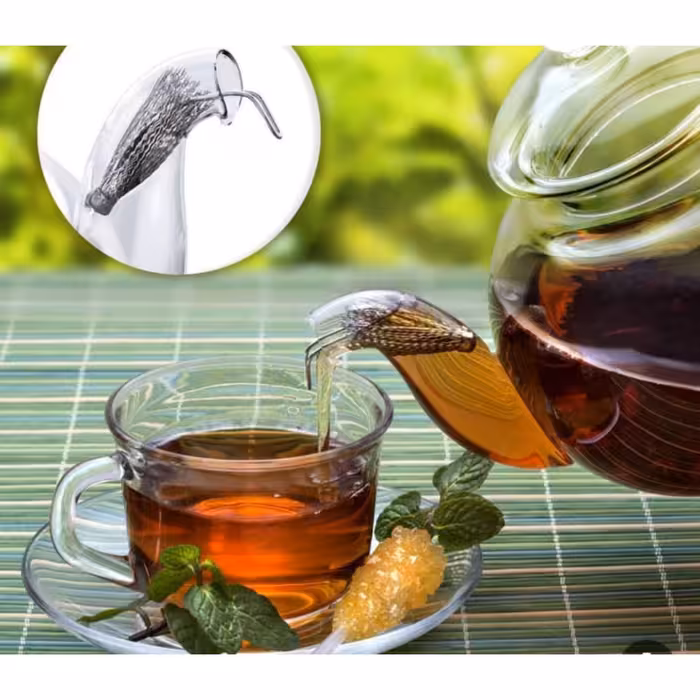 چای صافکن لوله قوری مدل چتری 