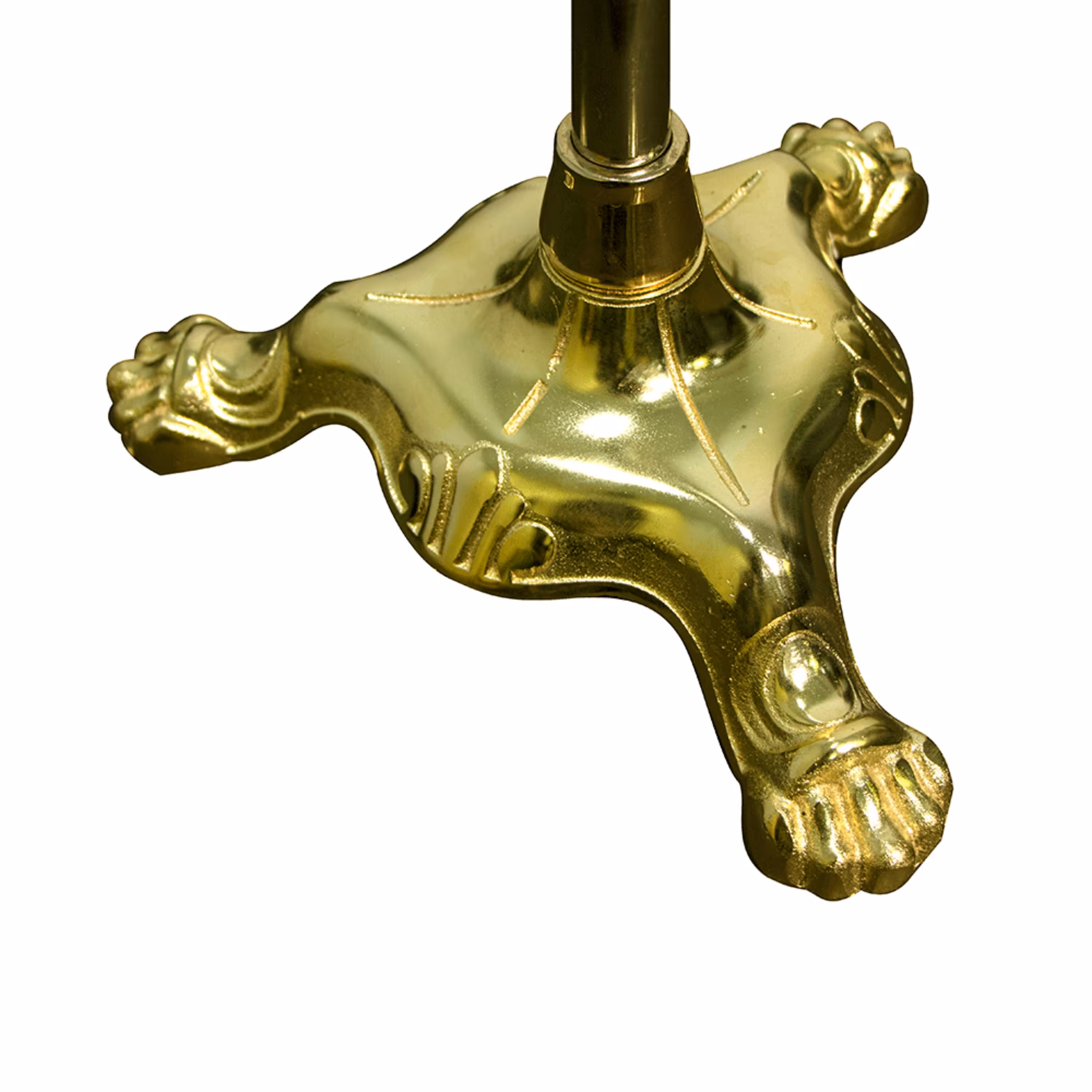 پایه پرچم تشریفات پنجه شیری گلد