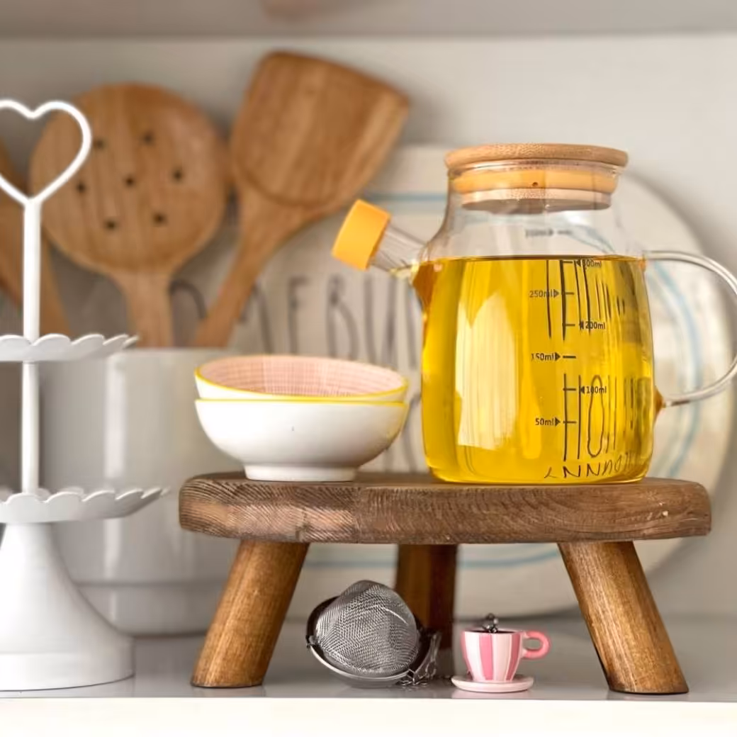 روغن ریز پیرکس درب بامبو 350 میل باارسال رایگان