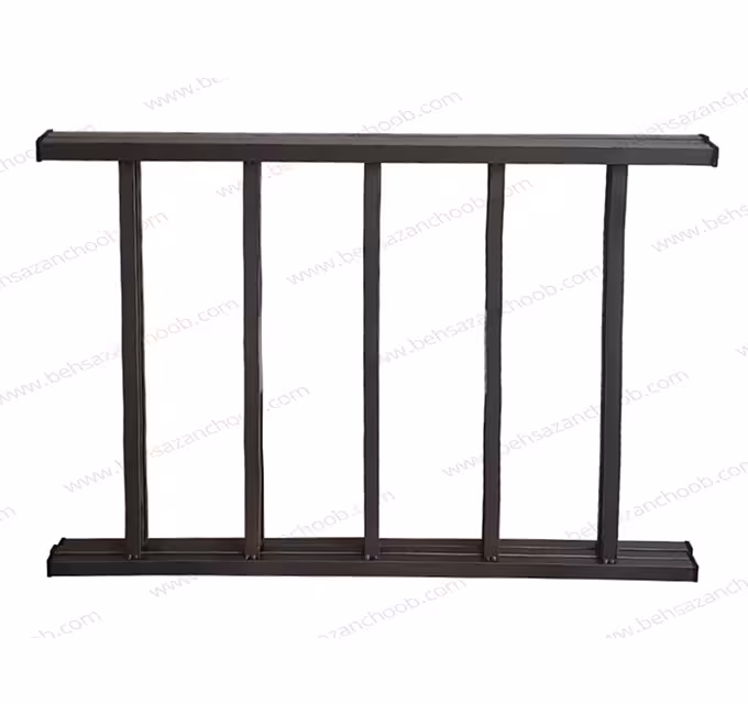 کفی تخت ساده فلزی سه تیکه base34