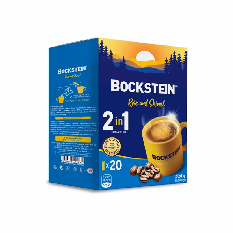 قهوه فوری 2x1 بوکشتاین - 20 گرم بسته 20 عددی
