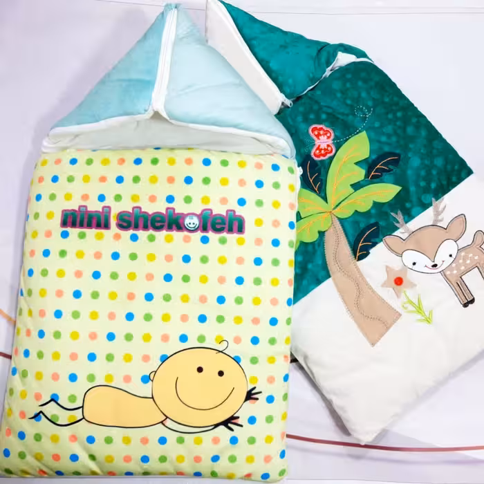 قنداق فرنگی جنس بیرونی مخمل با کیفیت