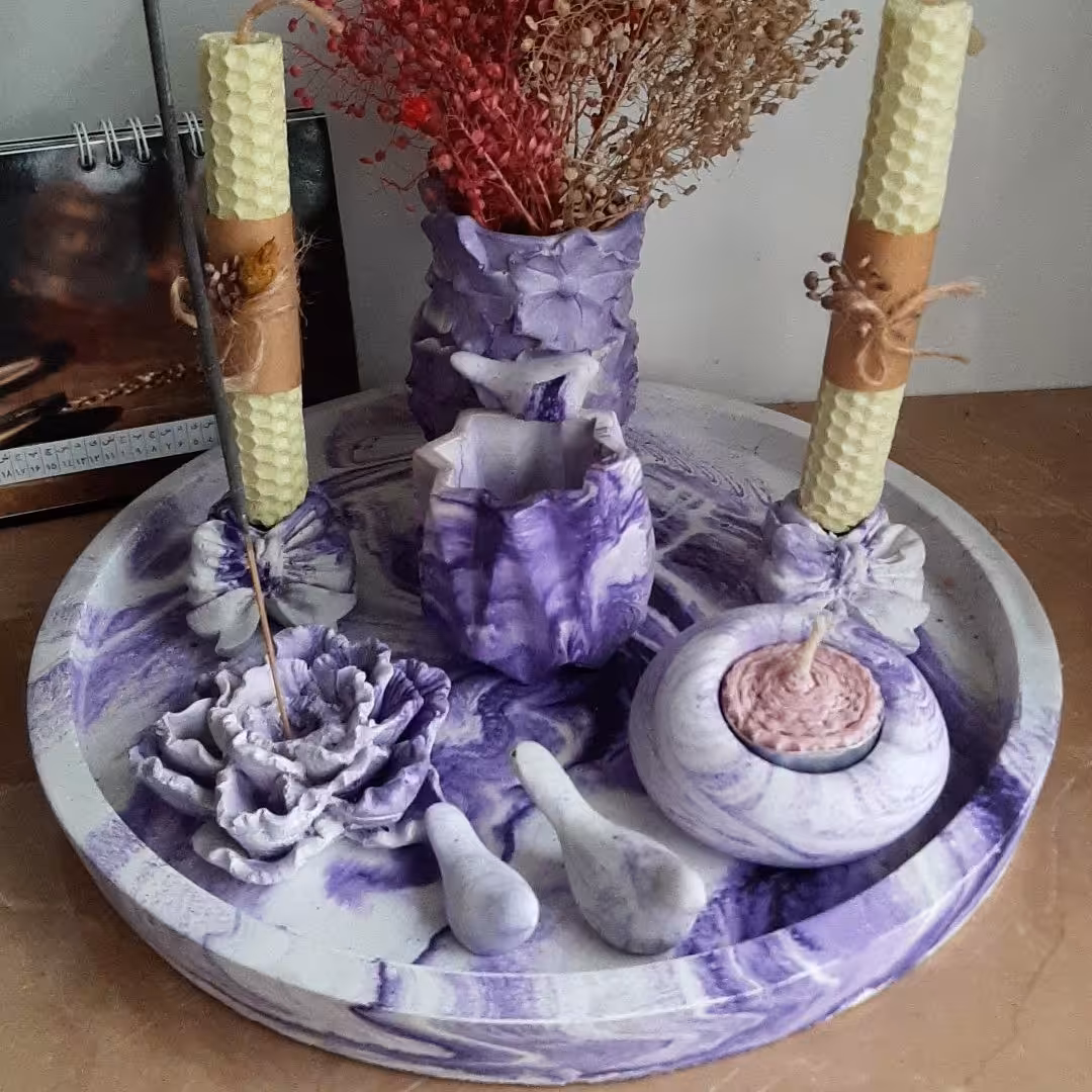 ست بتنی بنفش