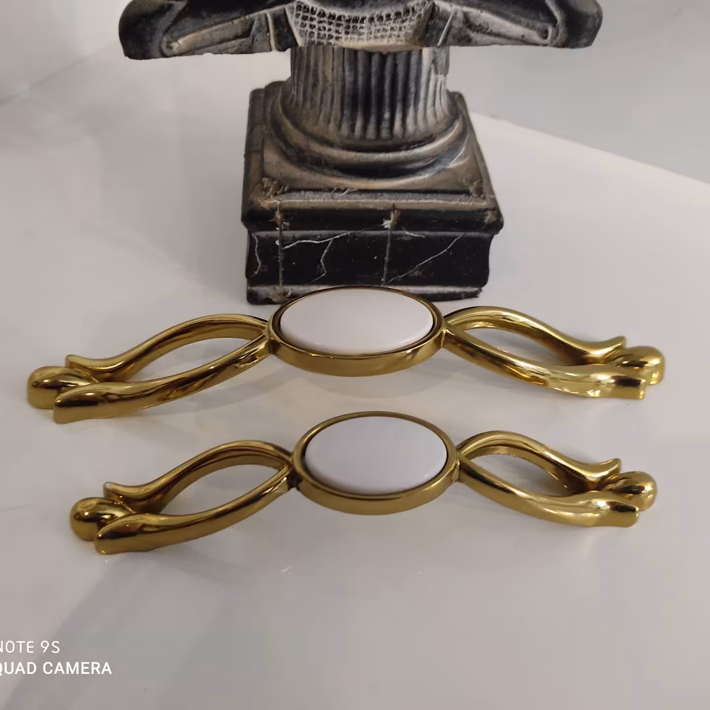 دستگیره کابینت کد zs2 طلایی سایز 192 میلیمتر جنس سرب توپر آبکاری رنگ ثابت با ضمانت