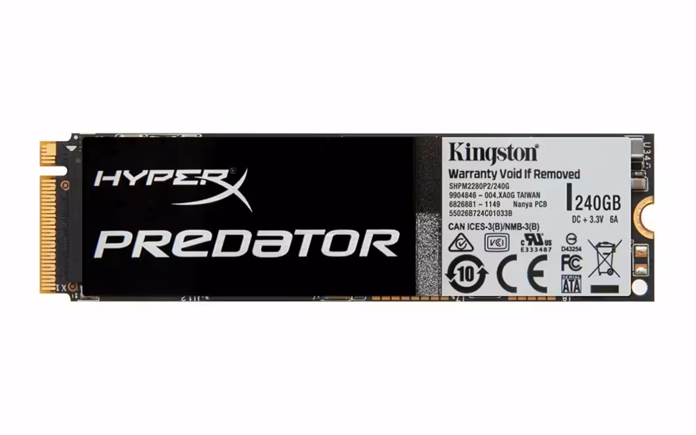 اس اس دی کینگستون HyperX Predator PCIe Gen2 x4 M.2 240GB
