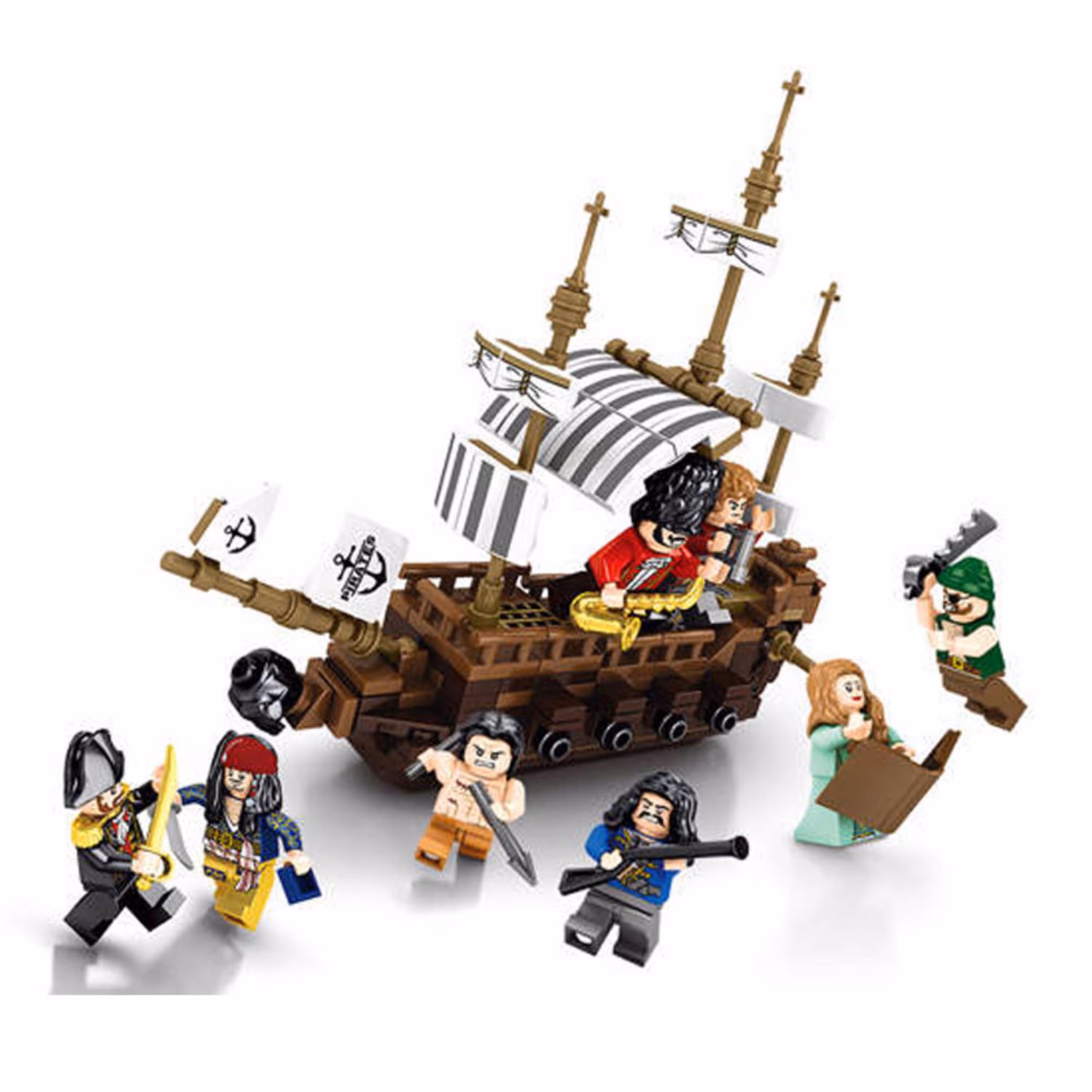 لگو ساختنی اس وای مدل دزدان دریایی مجموعه 8 عددی 366 قطعه کد SY1550 