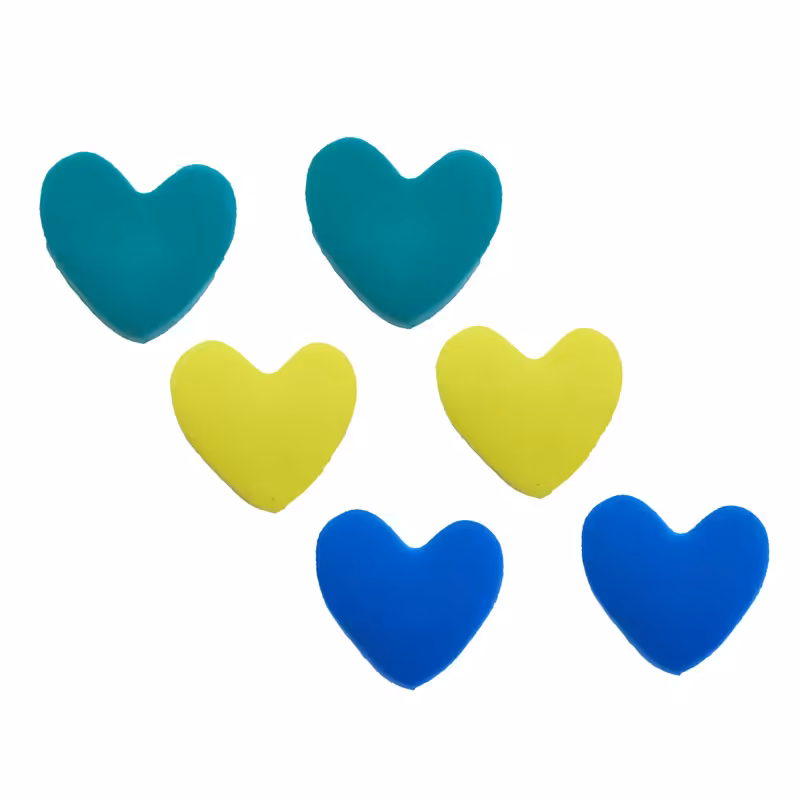 مگنت طرح قلب عشق کد MK188 مجموعه 6 عددی