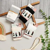 جوراب شلواری دخترانه طرح گندمی مارک پنتی مخصوص تابستان