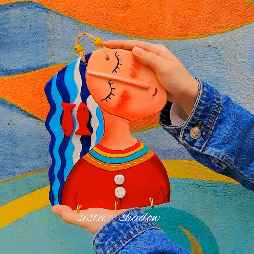 جاکلیدی سفالی فانتزی