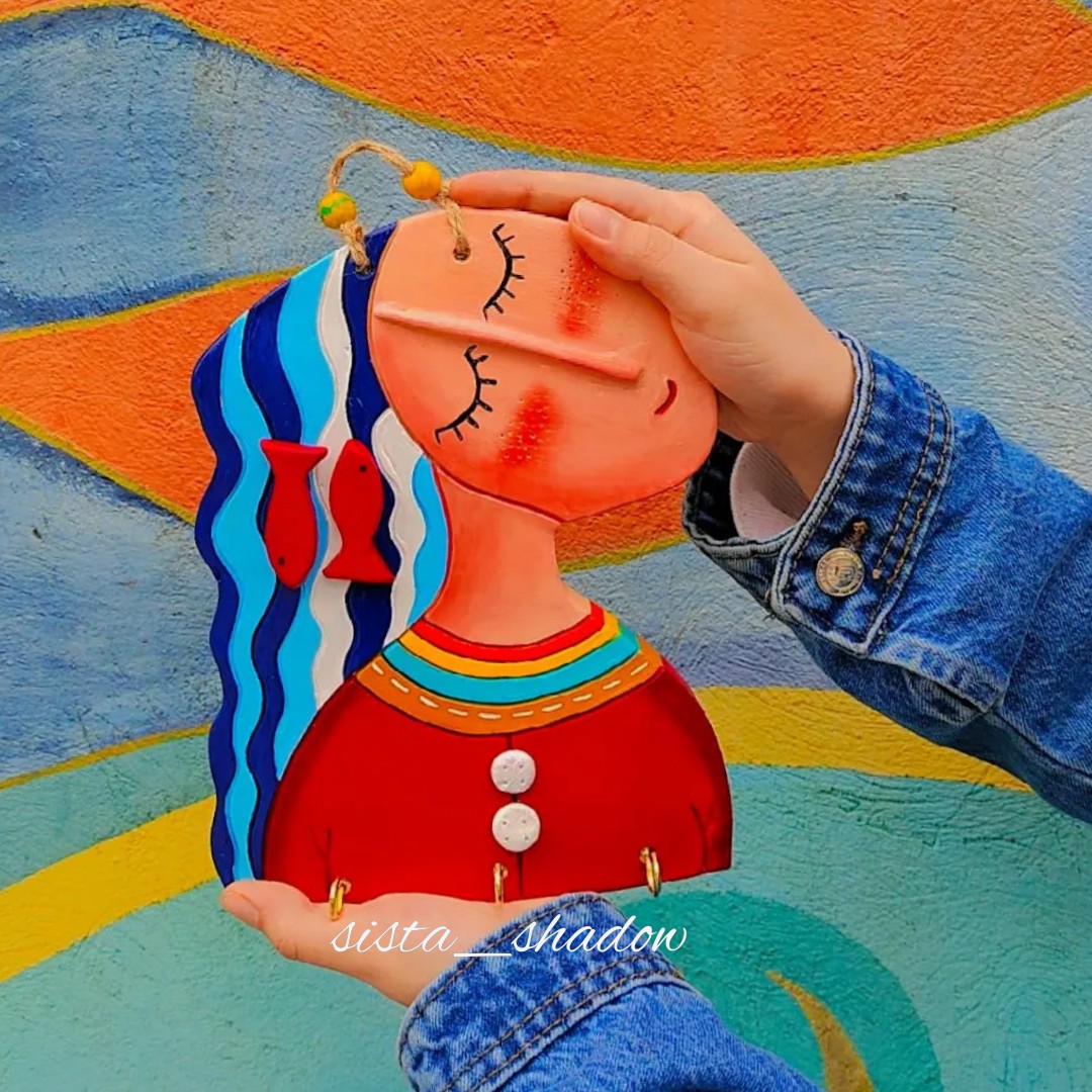 جاکلیدی سفالی فانتزی