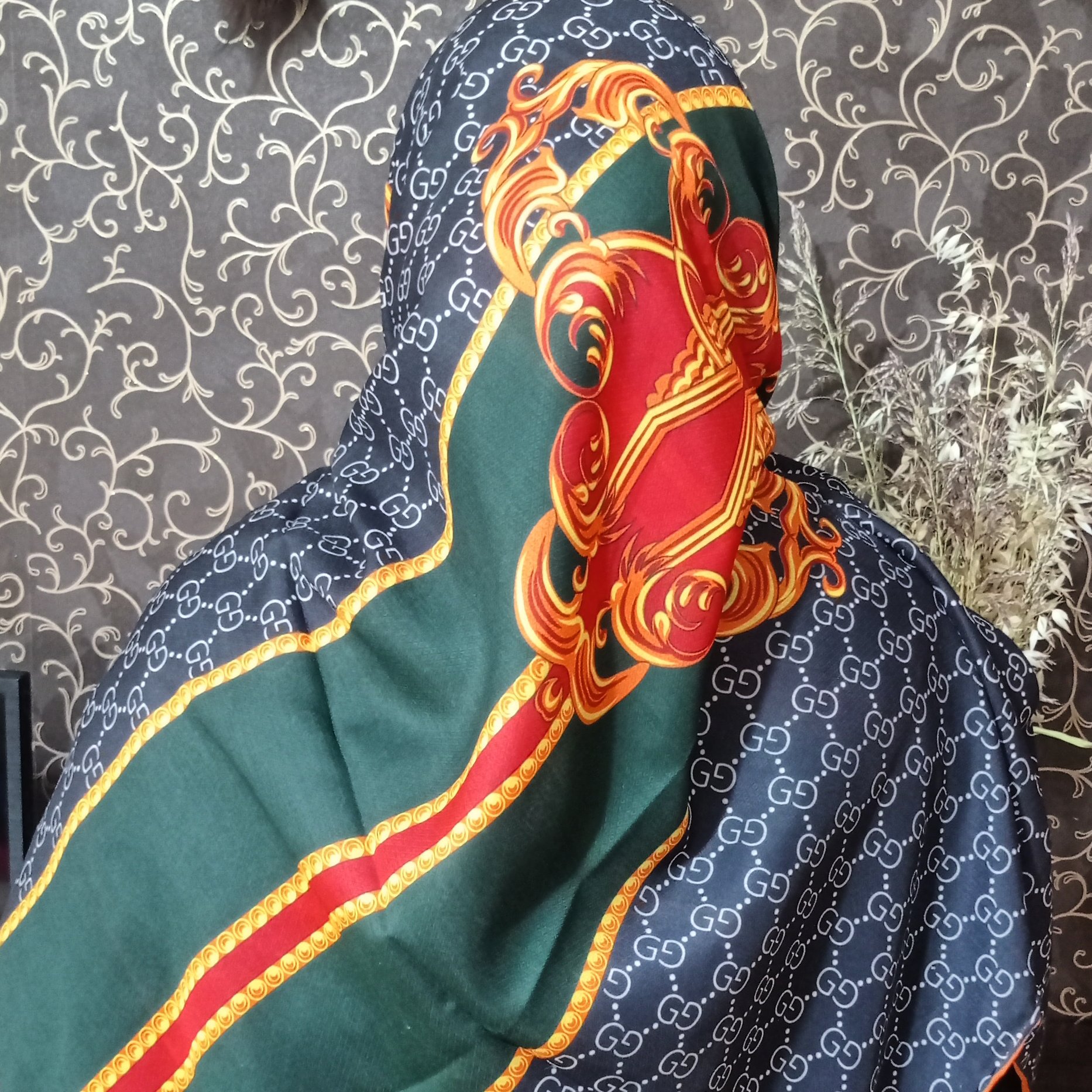 روسری نخی رنگی