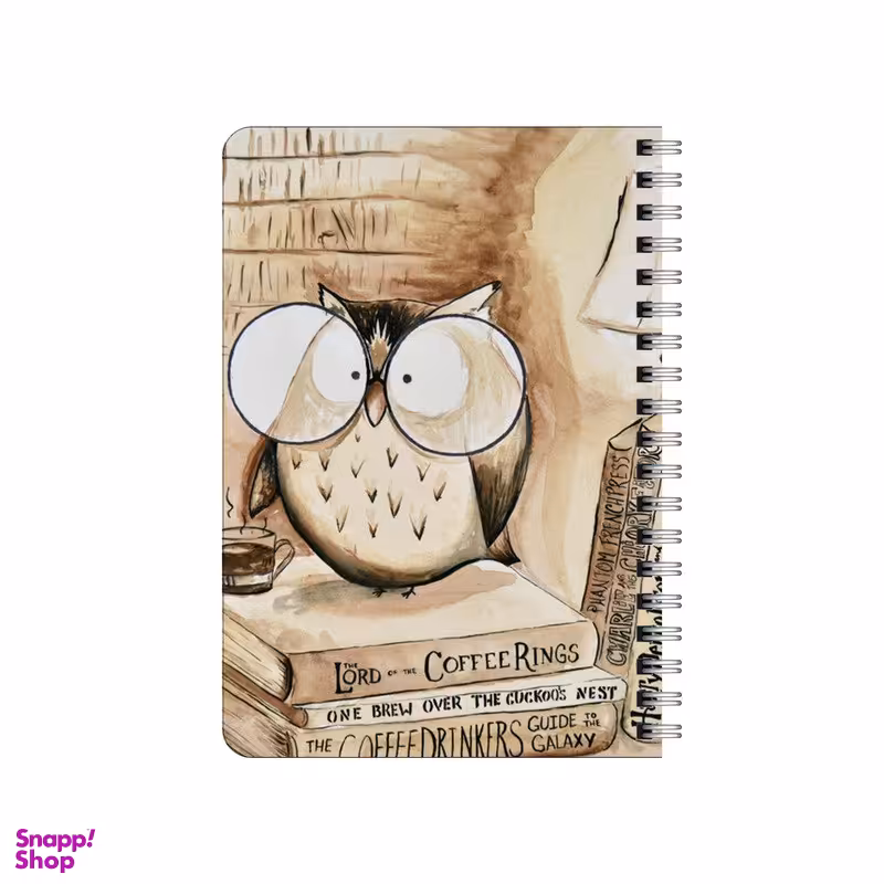 دفترچه یادداشت بامبیلیپ مدل چوبی طرح جغد دانا کد 4400832