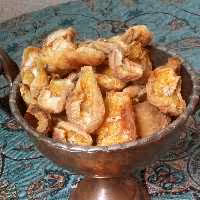 برگه  زرد الو هیلدا 100 گرمی خشک رنگ و شیرین