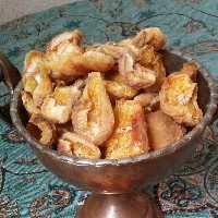 برگه  زرد الو هیلدا 100 گرمی خشک رنگ و شیرین