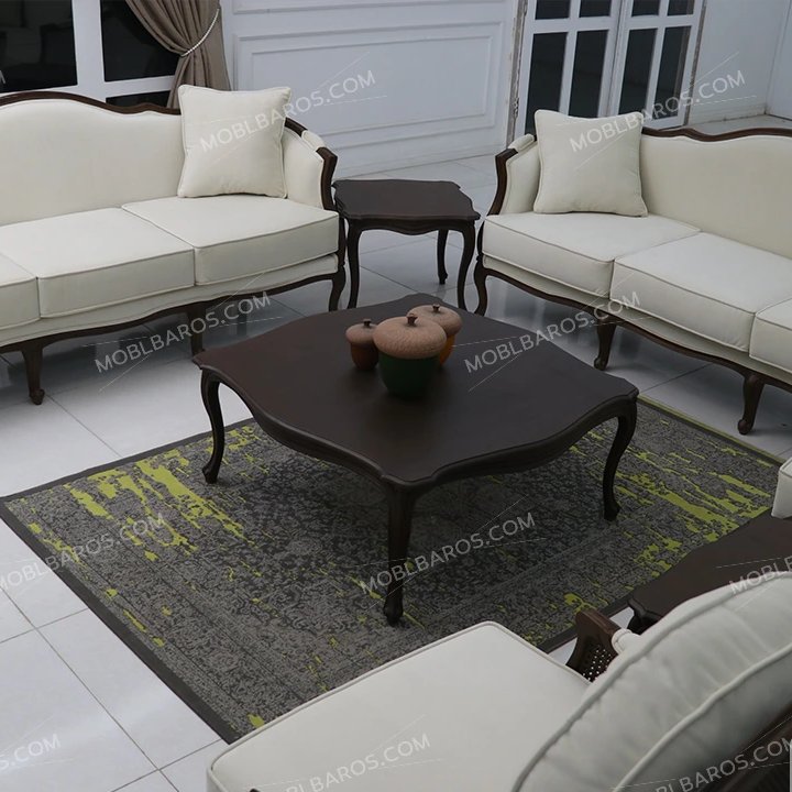 سرویس مبل راشل پلاس با تک روما حصیری(ارسال با باربری پس کرایه)