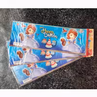 لیبل یا برچسب بطری نوشابه بزرگ تم سوفیا بسته پنج عددی