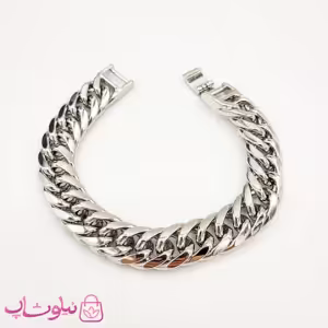 دستبند ژوپینگ پهن کارتیه نقره ای کد 2491