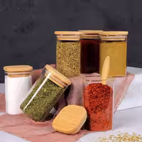 بانکه درب بامبو مربع پیرکس (بروسیلیکات) پاچی ترکیه PACI 250ML