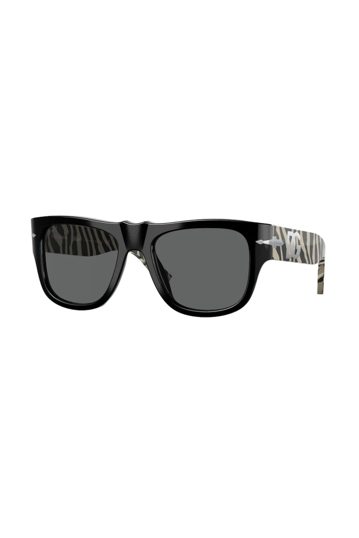 عینک آفتابی مشکی مردانه و زنانه سیاه یونیسکس Dolce Gabbana Po3294s 1164b1 54 Persol