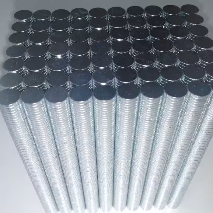 بسته 10 عددی آهنربا نئودیمیوم سکه ای 18x1.8 میلی متری