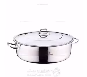 تابه دو دسته استیل سایز 24 دستی لوکس