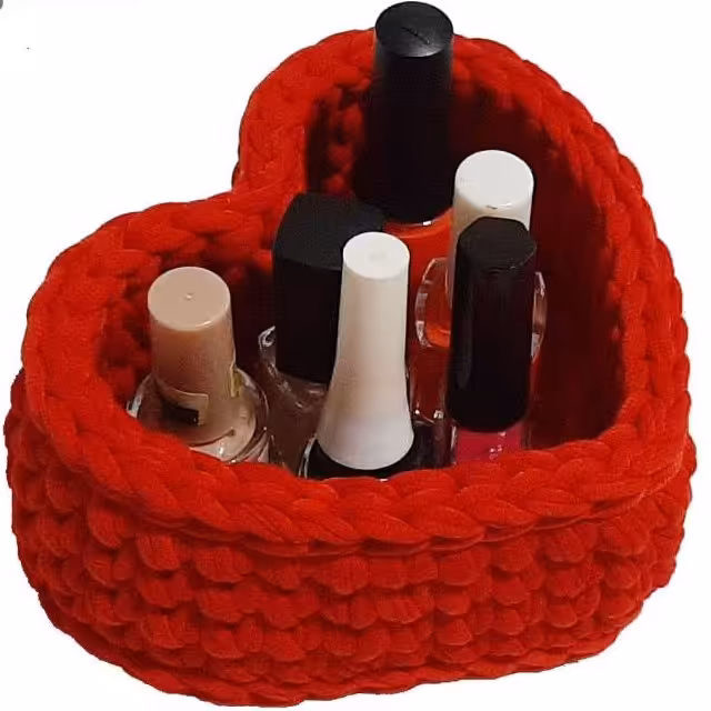 باکس قلبی قرمز تریکویی