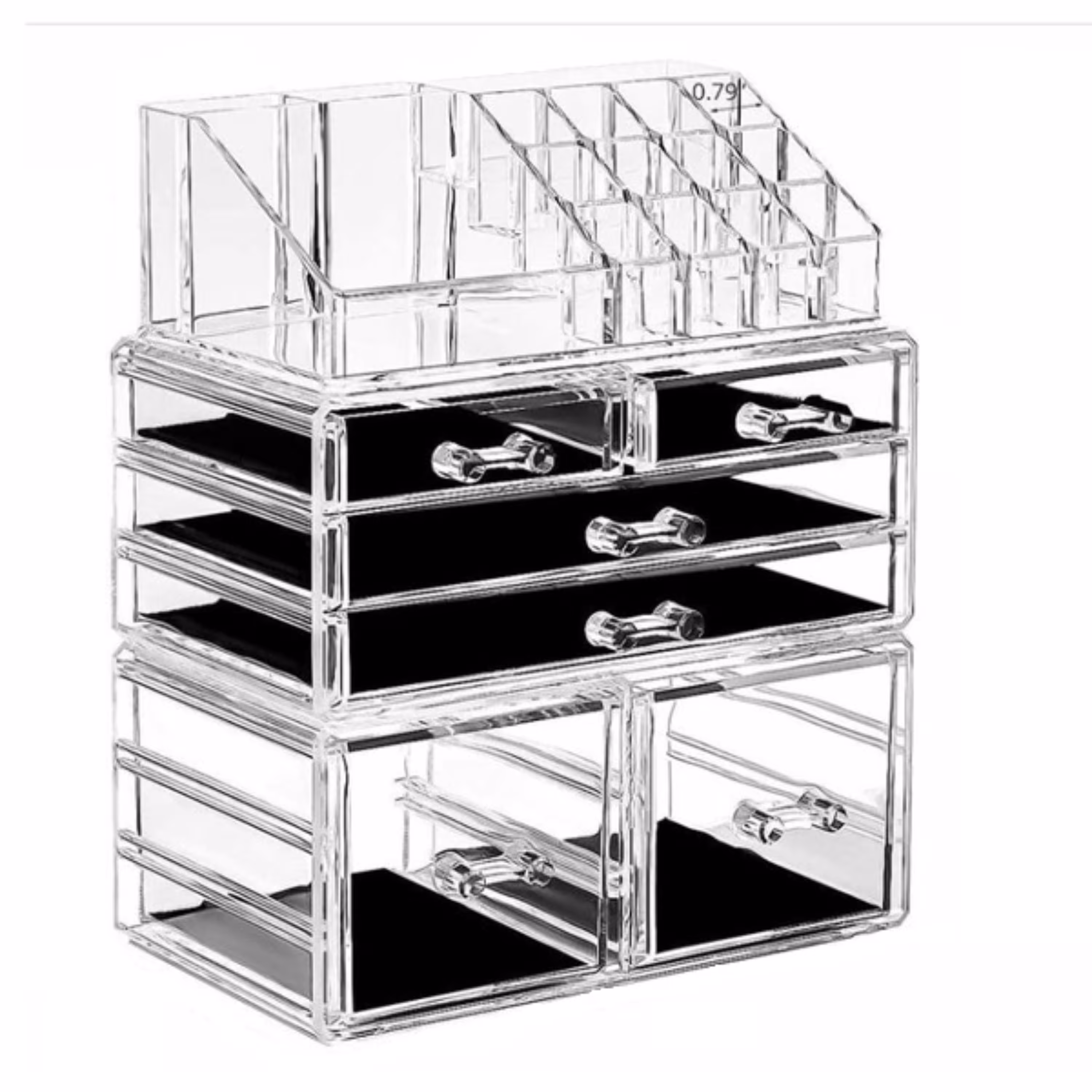 استند لوازم آرایشی 2 طبقه6کشو جادار
