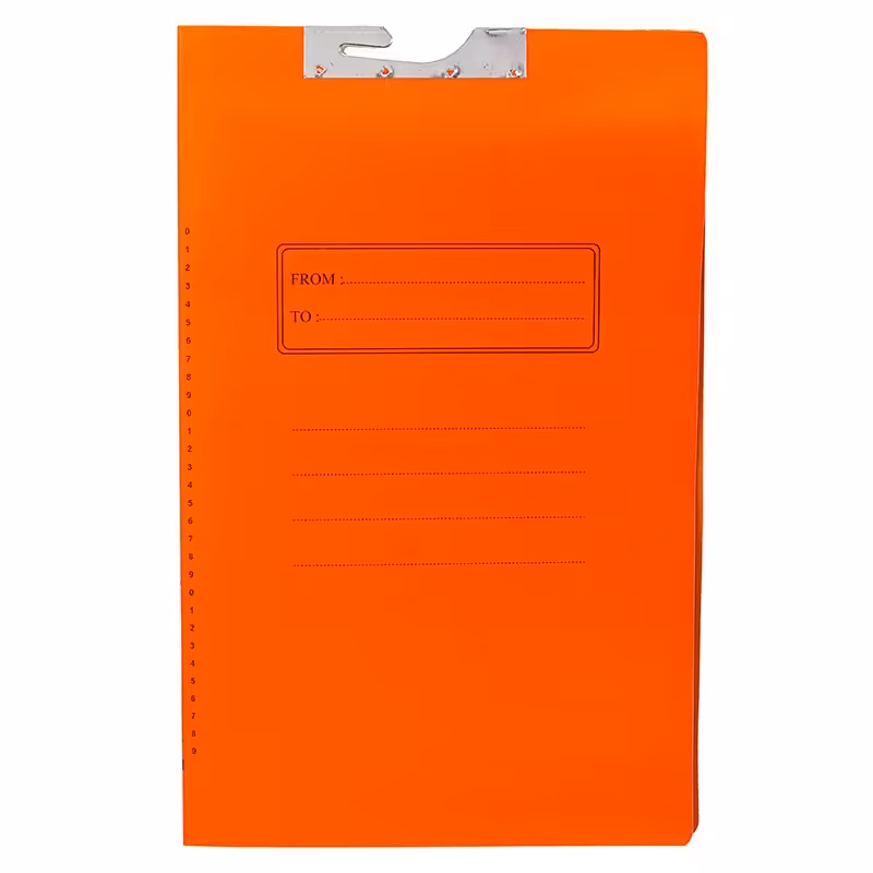 پوشه دوار مقوایی A4 نارنجی